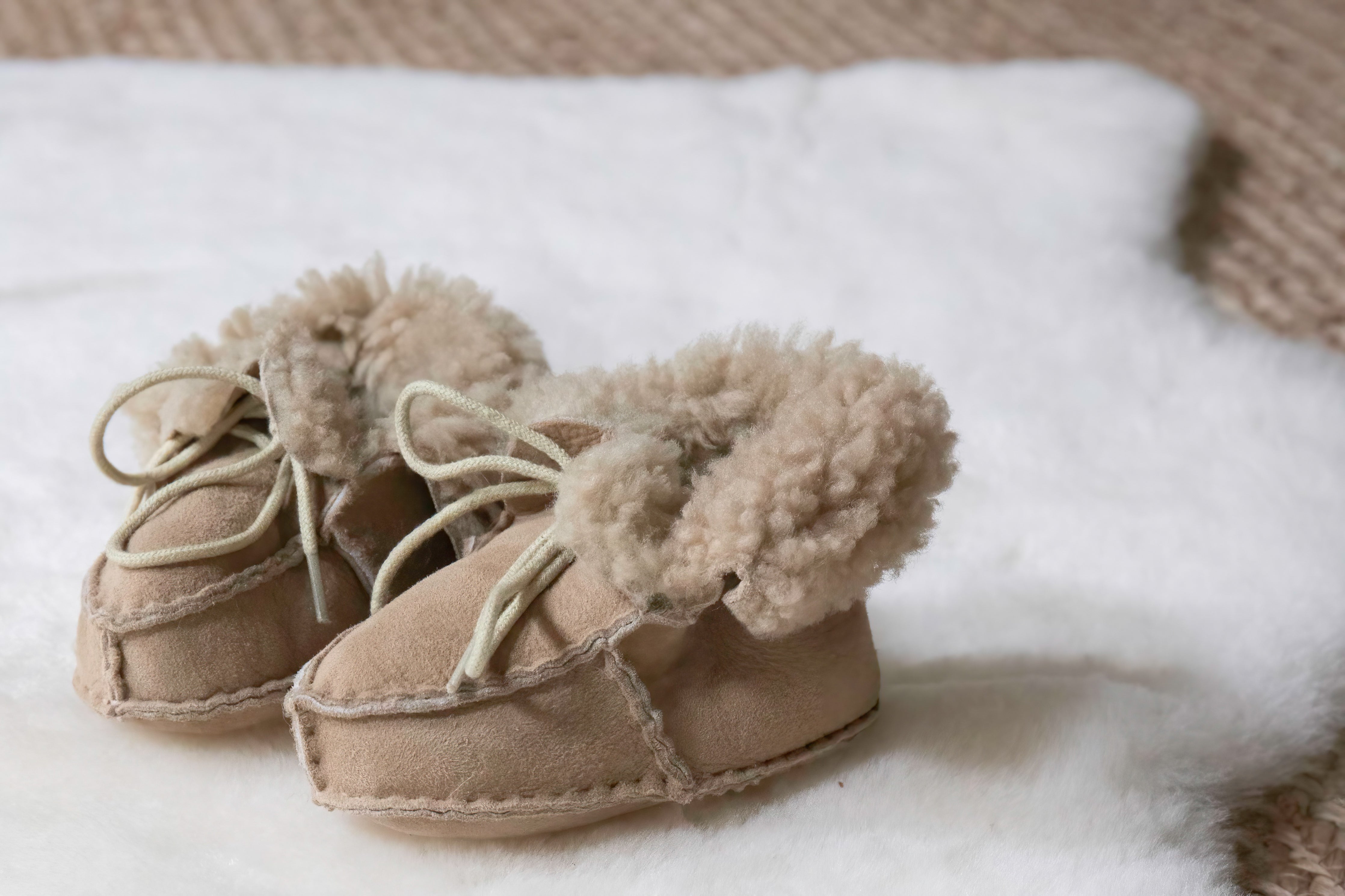 Pure Wool Baby Booties