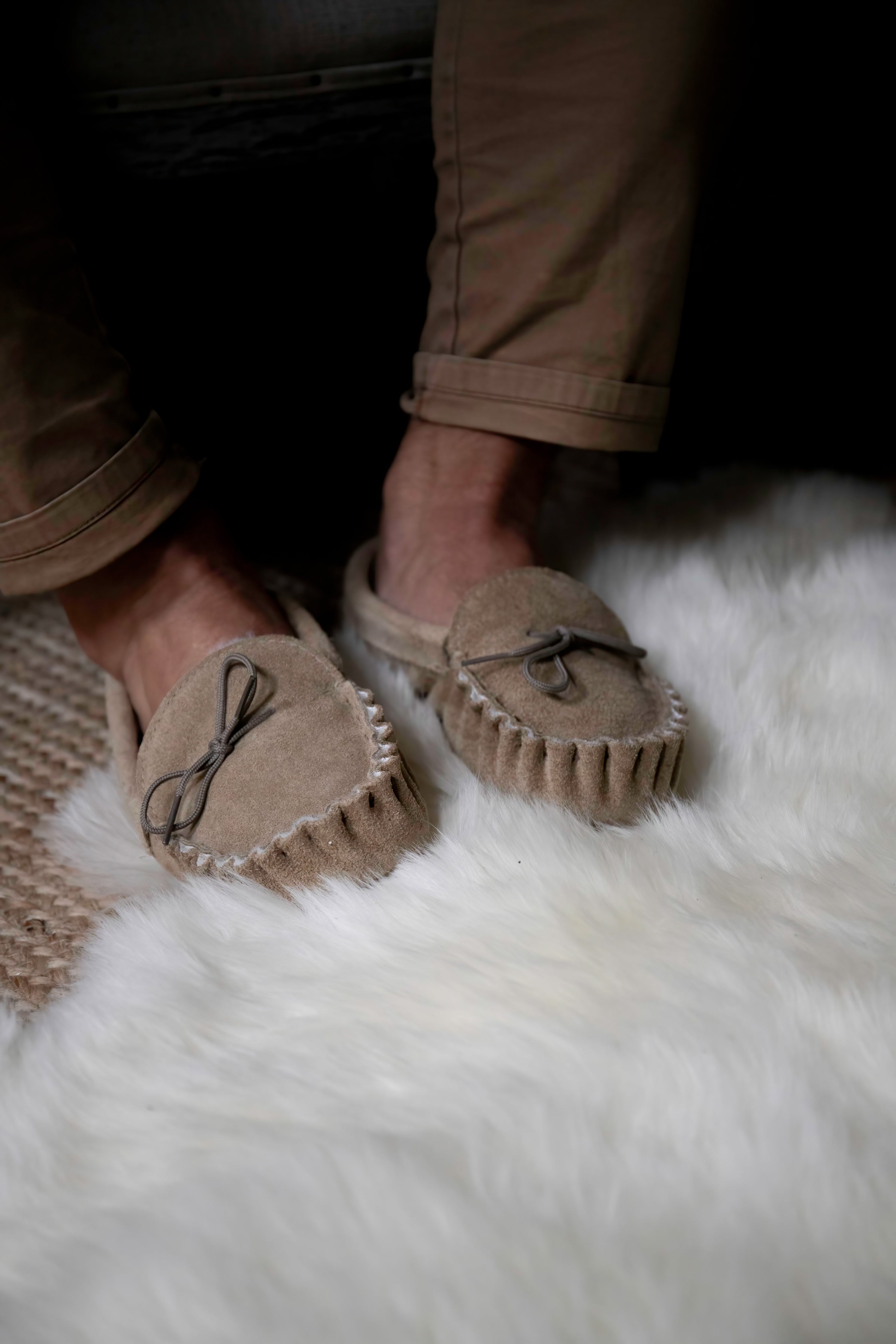 Men’s Handcrafted Moccasin slippers