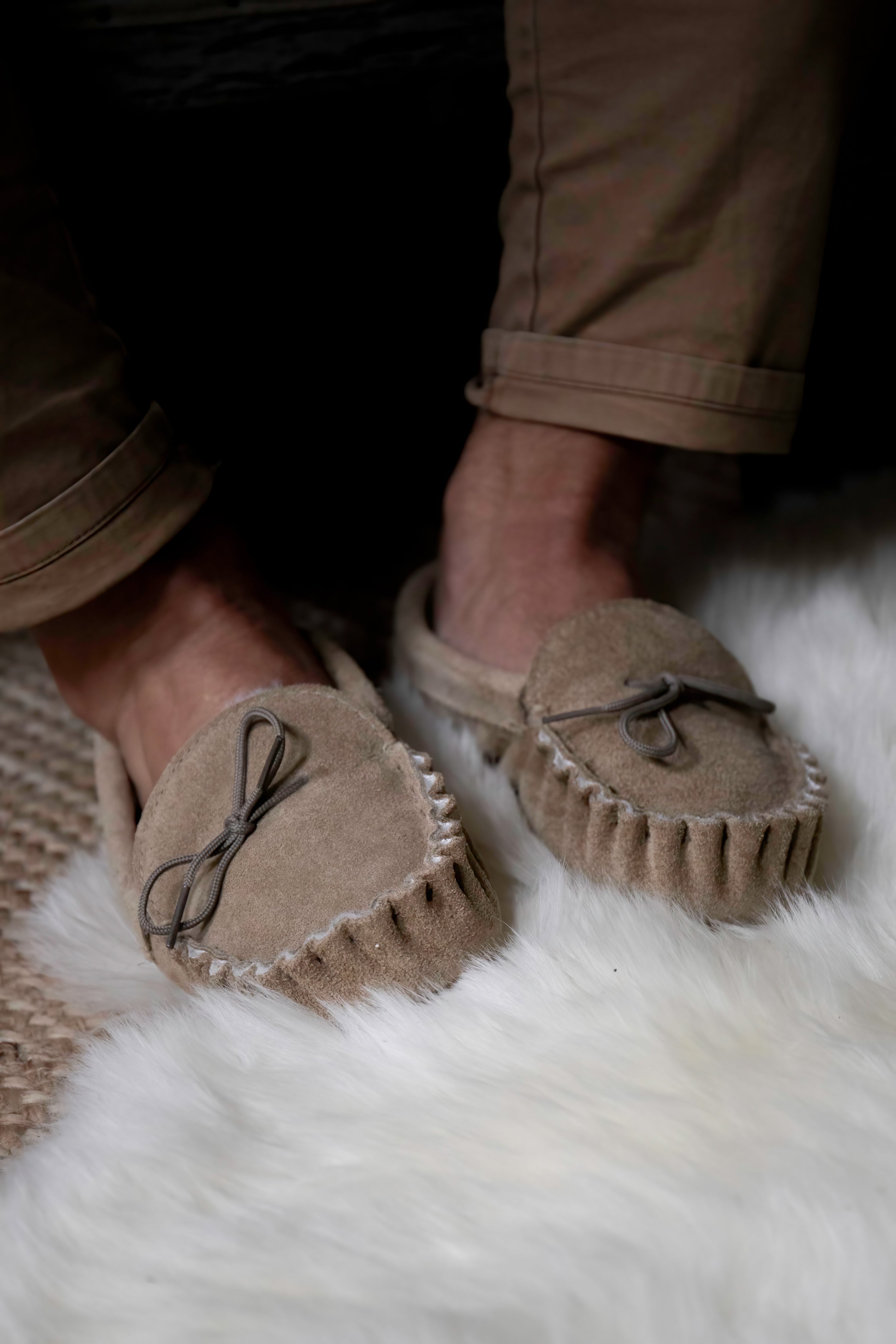 Men’s Handcrafted Moccasin slippers